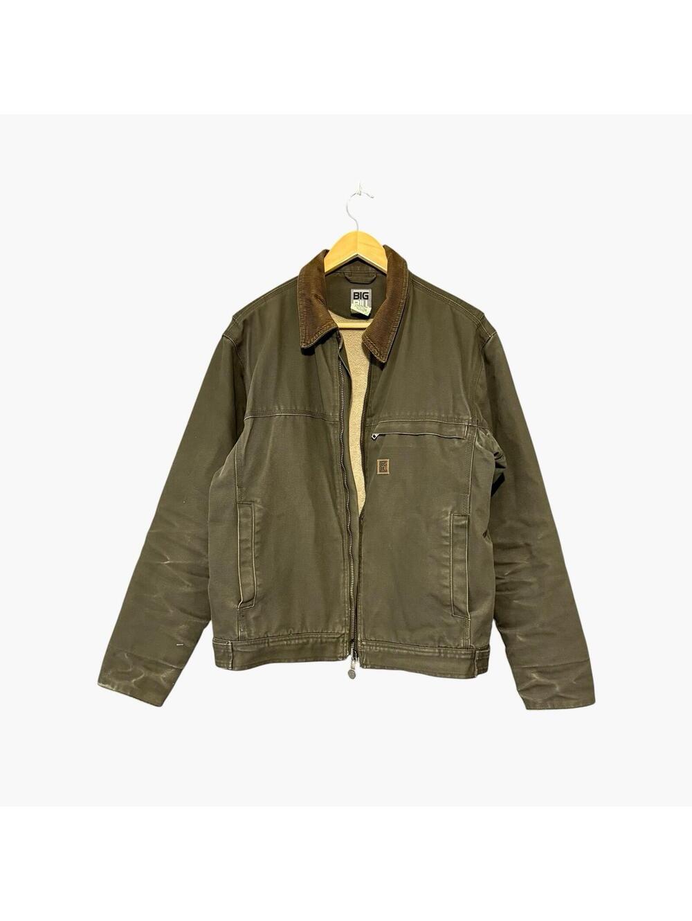 Vintage Big Bill Jacket M Sherpa Lined Canvas Workwear Men’s